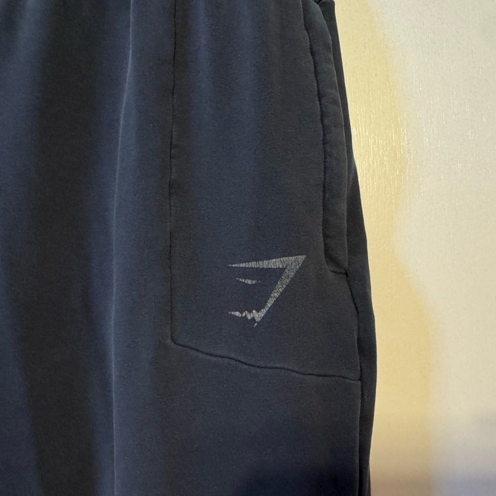 Gymshark Black‎ Athletic Joggers with Logo - Picture 3 of 10